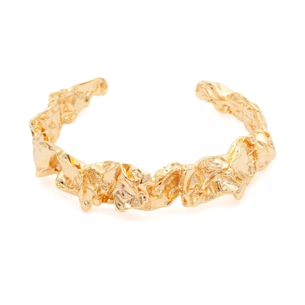 Amber Sceats Gold Bangle Bracelet NWOT